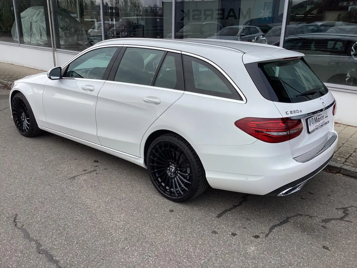 Mercedes-Benz C 220 d T Avantgarde/19 Zoll/RFK/Distronic/Navi Biały - 2