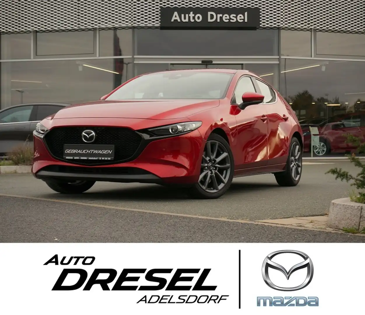 Mazda 3 5-Türer Selection | Skyactiv-G 122 Automatik | All Rouge - 1