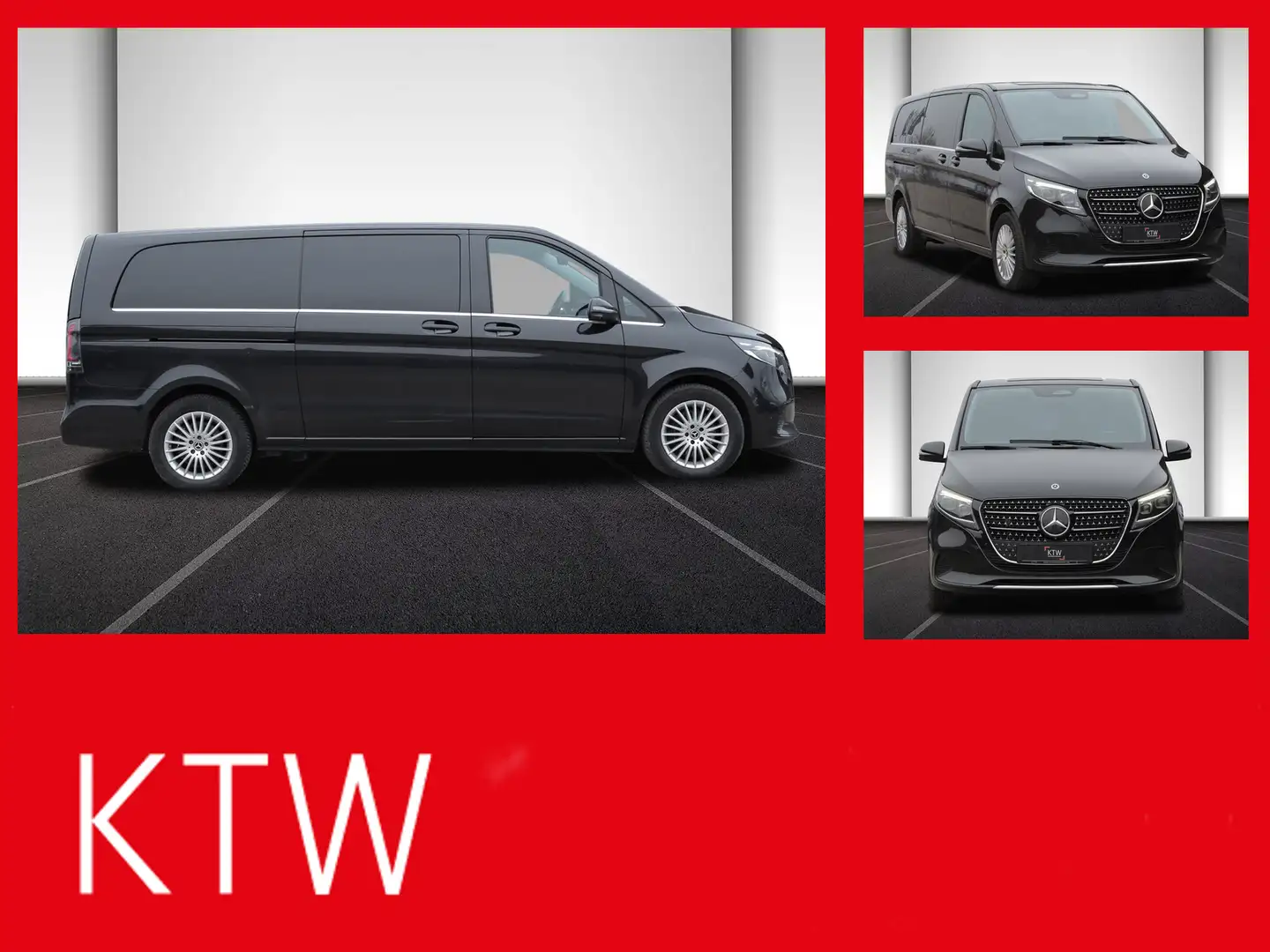 Mercedes-Benz V 300 Avantgarde Extralang,Allrad,2el.Schiebetür Noir - 1