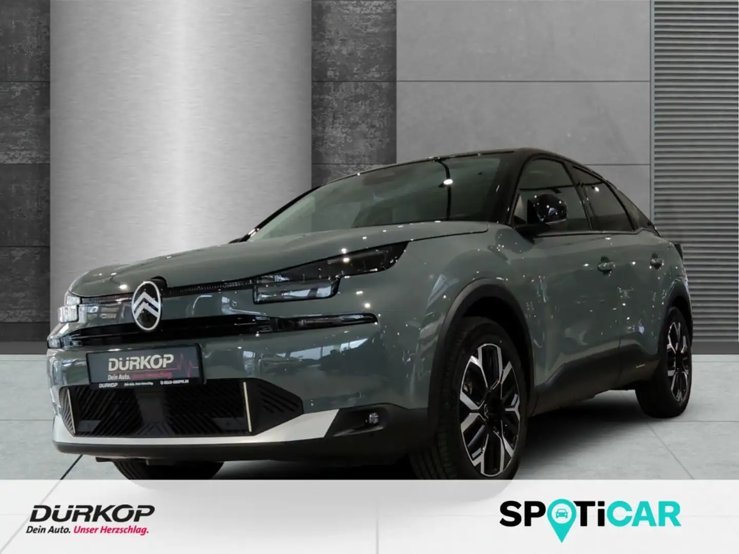 Citroen E-C4 Electric MAX Techno-Paket Dach in Schwarz 11kw-Lader HUD 36 Grün - 1