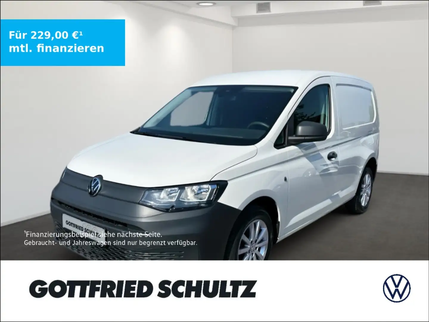 Volkswagen Caddy Cargo 2.0 TDI EcoProfi AHK   Kamera   Klima   AppC Weiß - 1