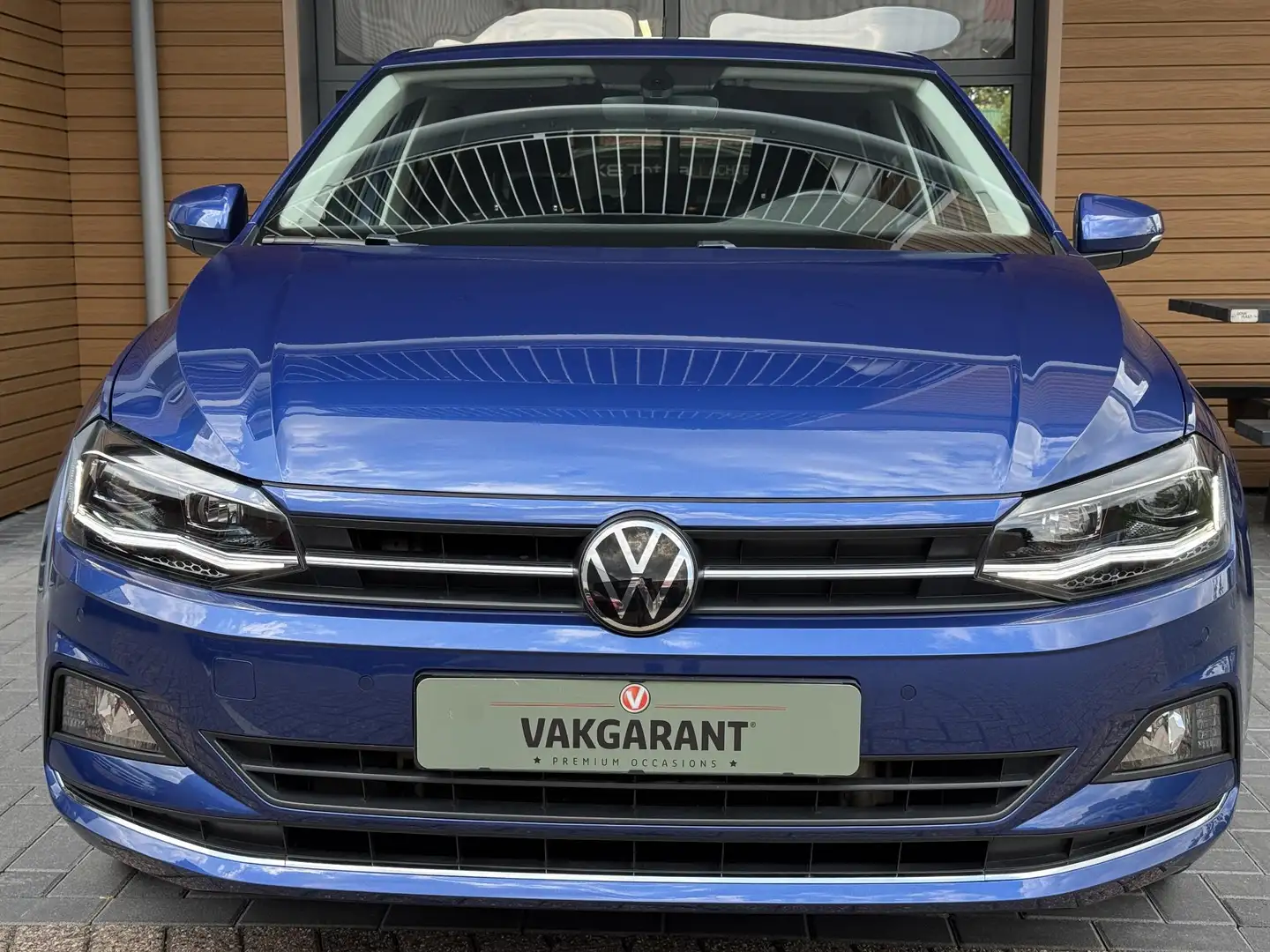 Volkswagen Polo 1.0 TSI Highline,Navi,Appcar,Cruise,Camera Blauw - 2