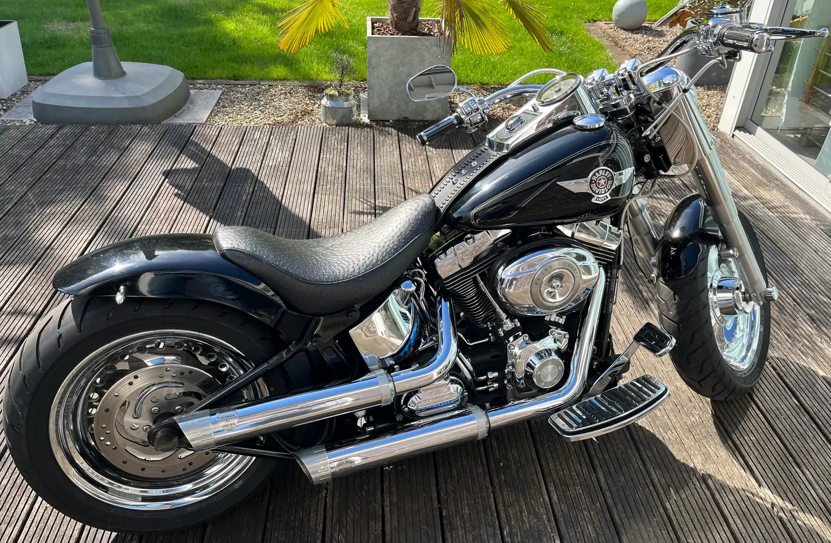 Harley-Davidson Fat Boy FLSDF (5HD) Klappenauspuff Penzl Noir - 2