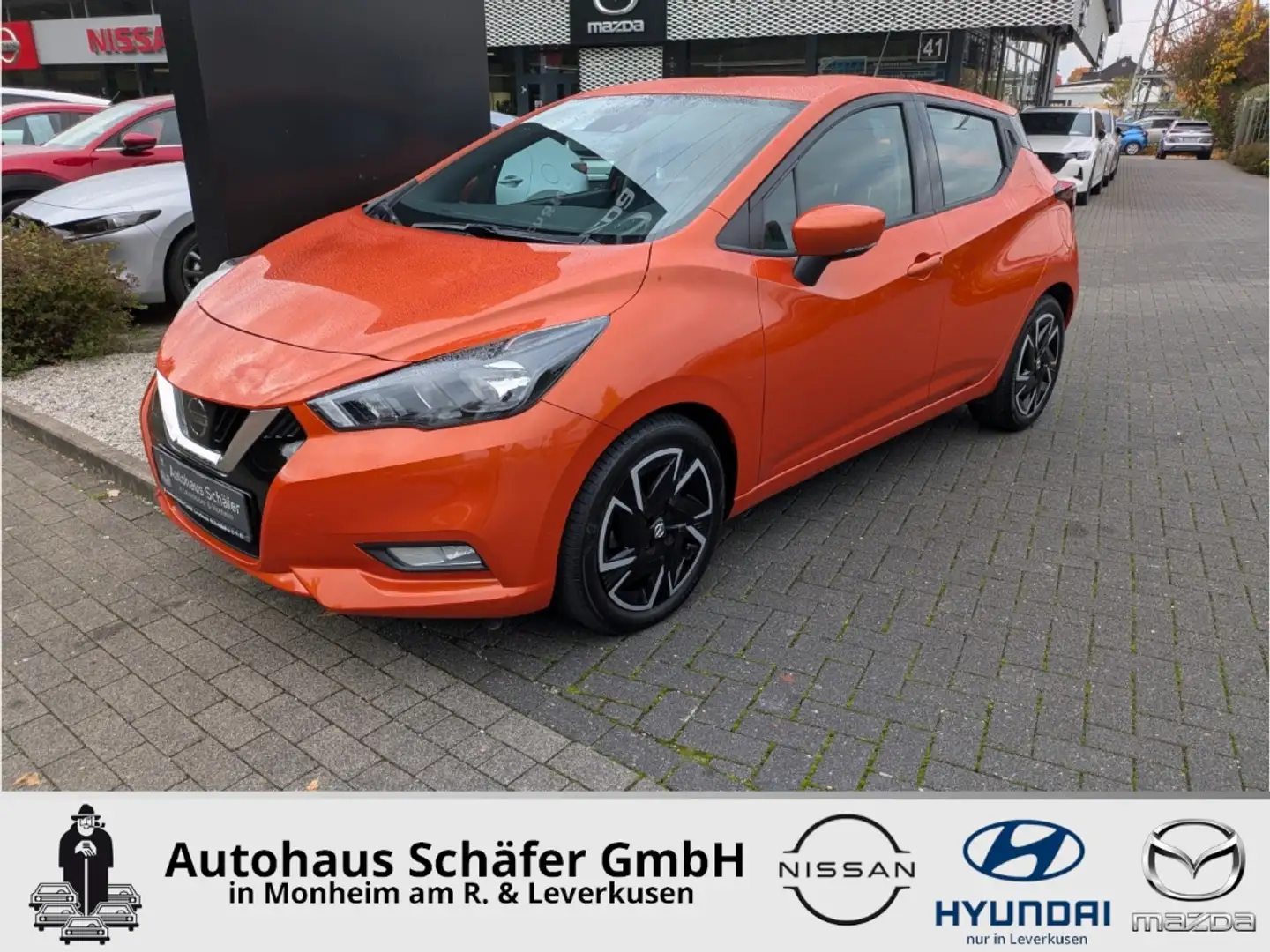 Nissan Micra N-Way Apple CarPlay Temp DAB SHZ Klimaautom Kom-pa Orange - 1