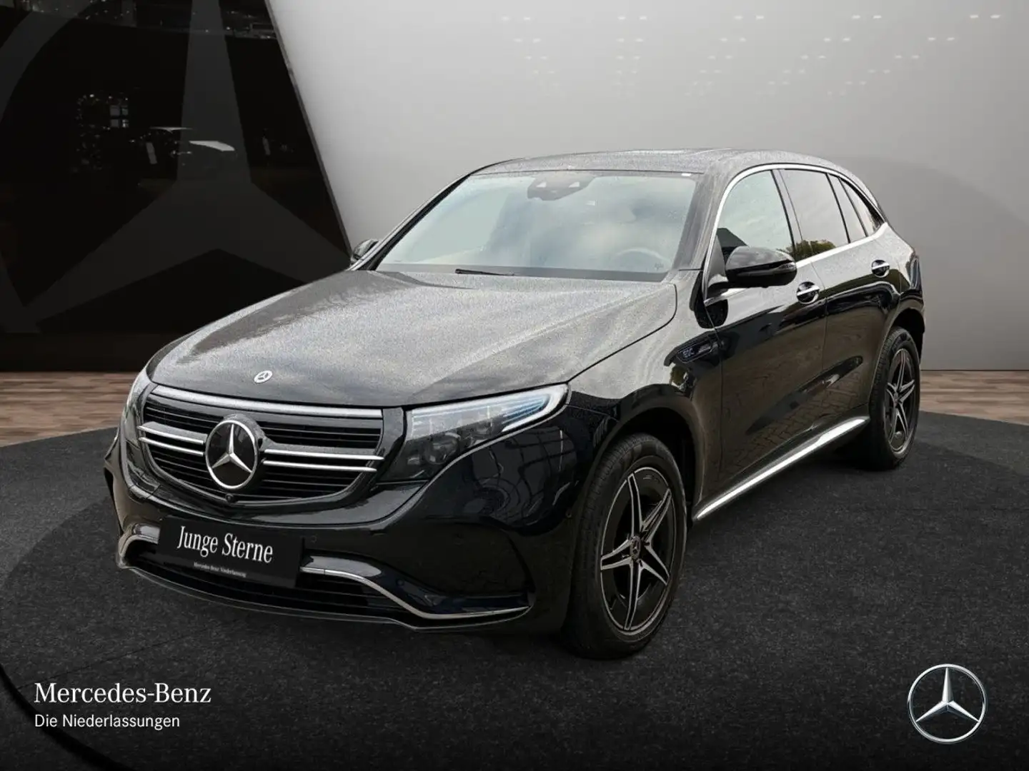Mercedes-Benz EQC 400 4M AMG+360+MULTIBEAM+FAHRASS+19"+SITZKLIMA Schwarz - 2
