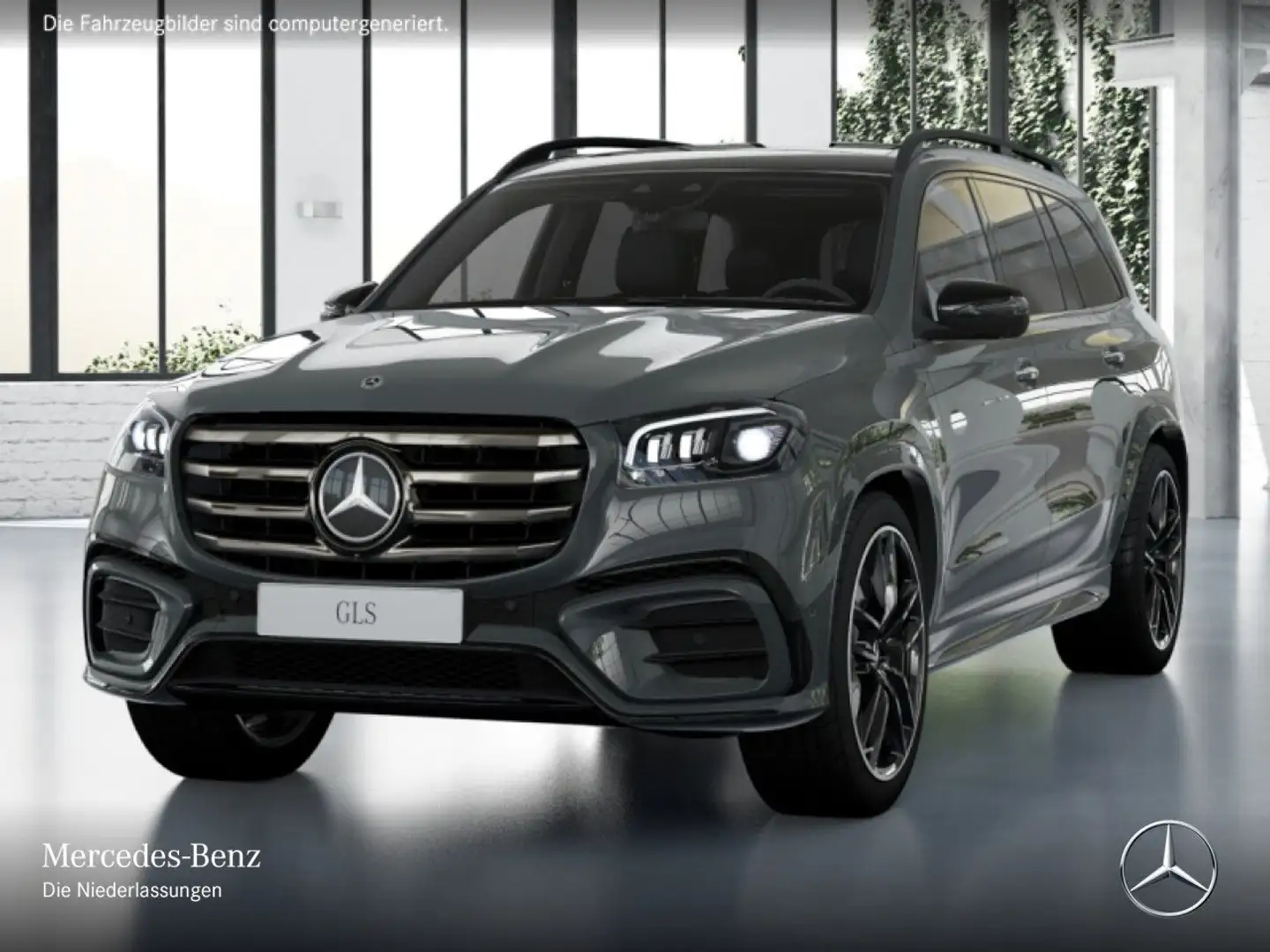 Mercedes-Benz GLS 450 d 4M AMG+NIGHT+PANO+360+AHK+MULTIBEAM+SPUR Grau - 2