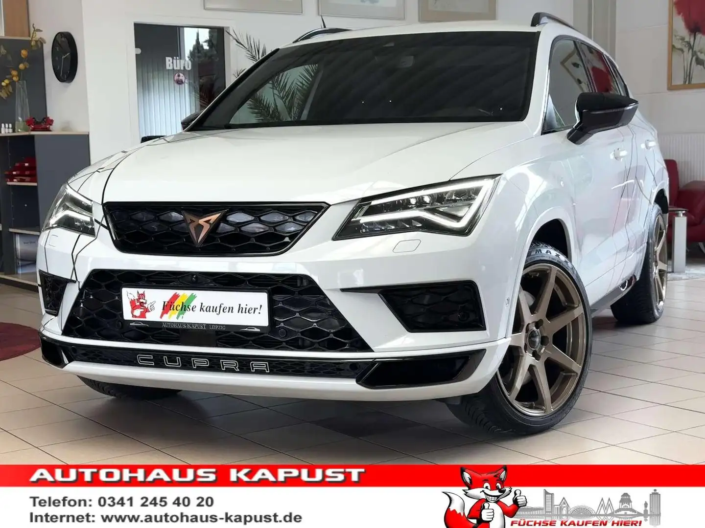 CUPRA Ateca 4Drive /LED/Navi/Beats/Spur/360°/Ahk Blanc - 1