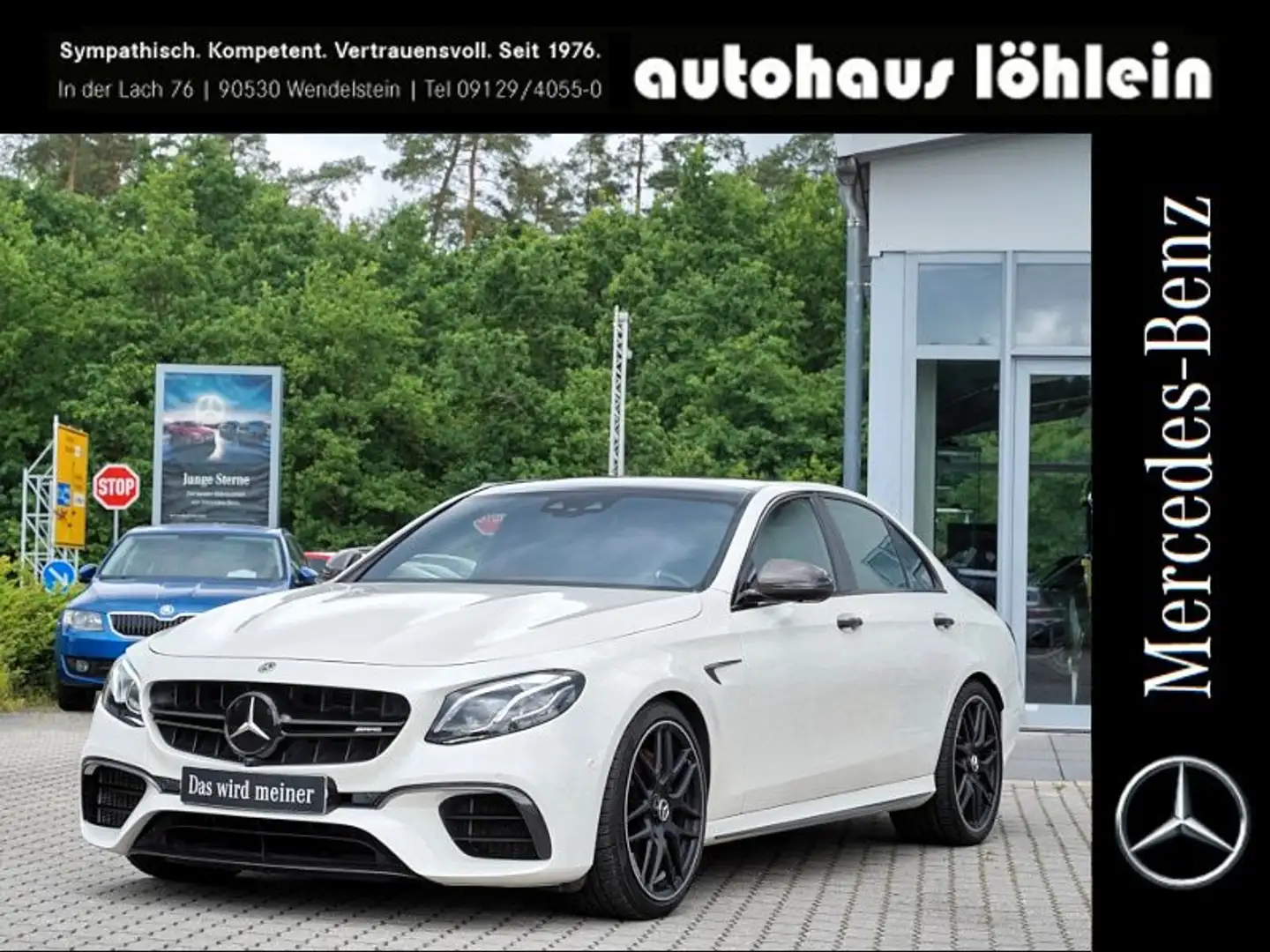 Mercedes-Benz E 63 AMG E 63 S 4M+ AMG BURM+HUD+CARBON+360°+STANDHZG+EL- Blanc - 1