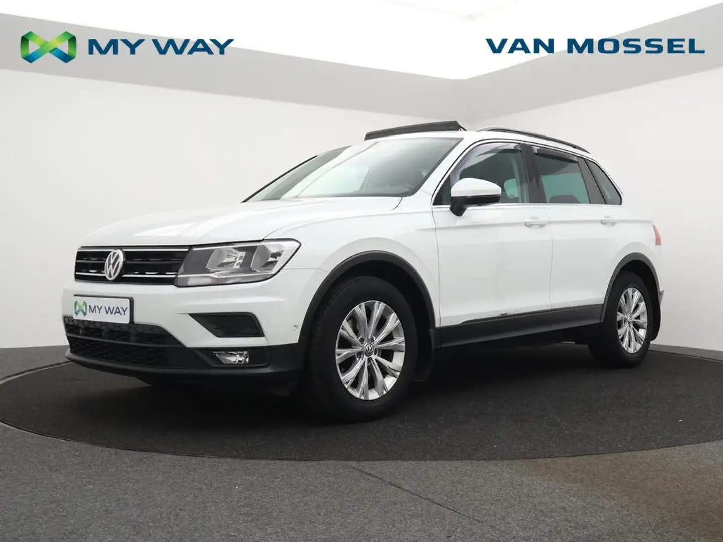 Volkswagen Tiguan 1.4TSI 125PK *PANO DAK*LEDER*NAVI*CRUISE*BLTH*... Blanc - 1