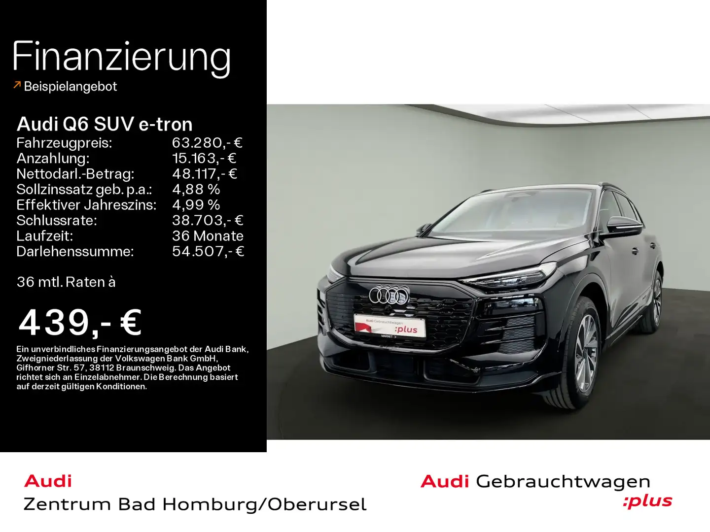 Audi Q6 55 quattro*Navi*LED*Alu*PDC*Virtua Negro - 1
