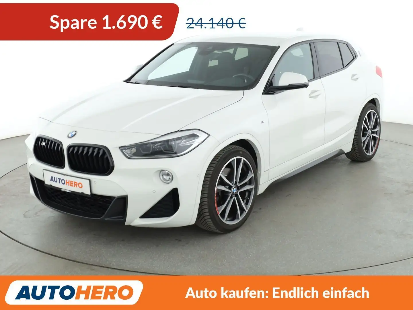 BMW X2 xDrive 20i M Sport Aut.*HEAD-UP*NAVI*LED*CAM*SHZ* Blanc - 1