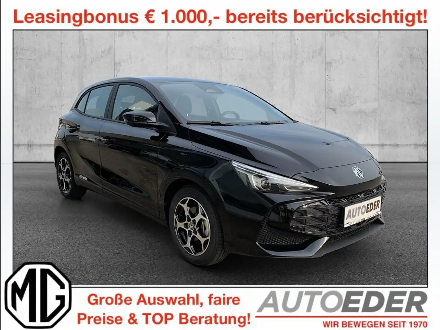 MG MG3 1,5 Comfort Schwarz - 1