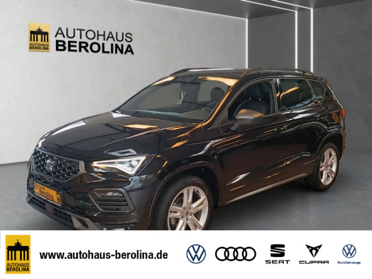 SEAT Ateca 1.5 TSI FR *ACC*NAV*BEATS*R-CAM*SHZ* Schwarz - 1