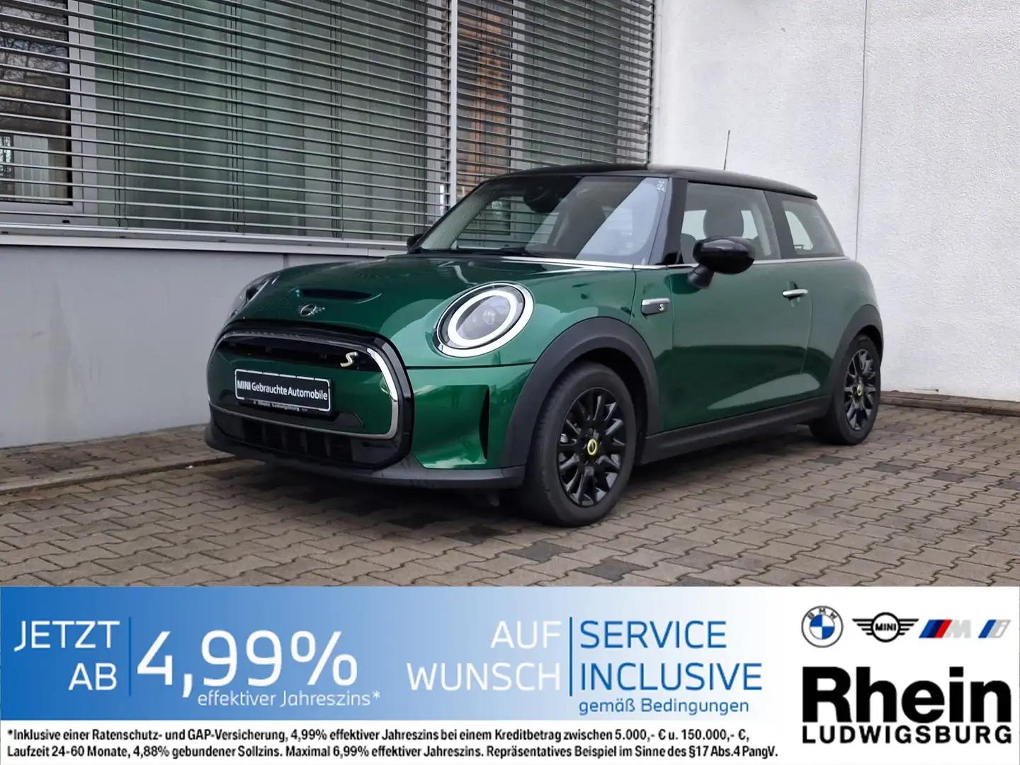 MINI Cooper SE 3-T LED Navi DrivAs SHZ Grün - 1