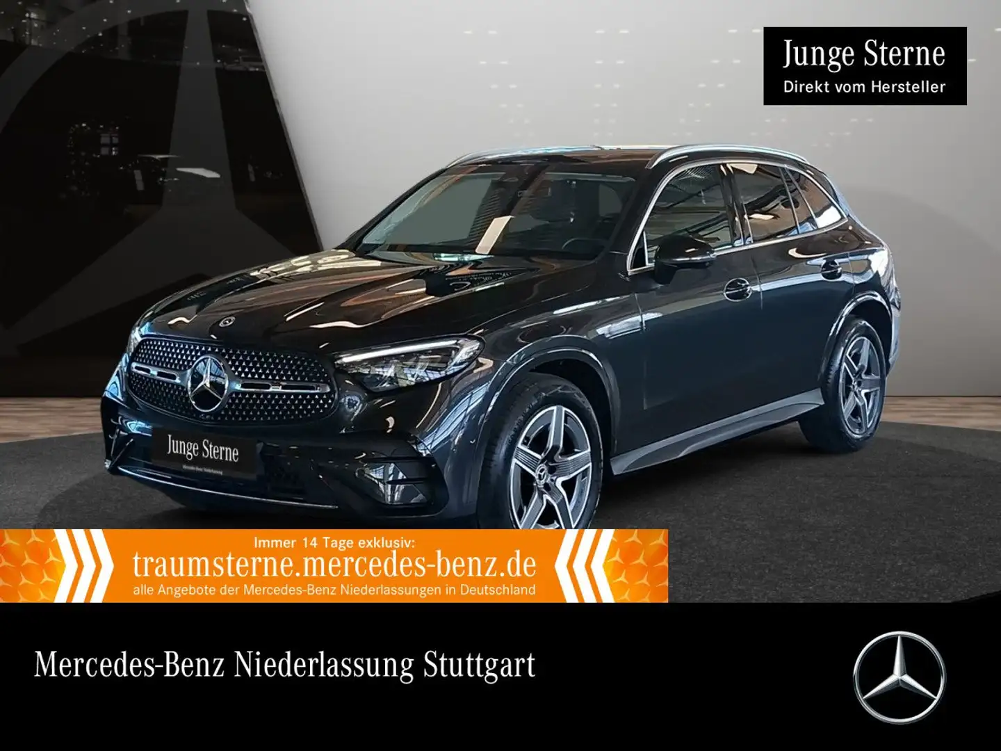 Mercedes-Benz GLC 200 4M AMG+360+LED+TOTW+KEYLESS+9G Grau - 1