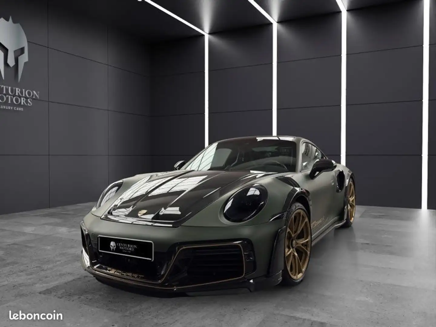 Porsche 992 992 turbo S techart Gt street R 21-87 800cv Grün - 1