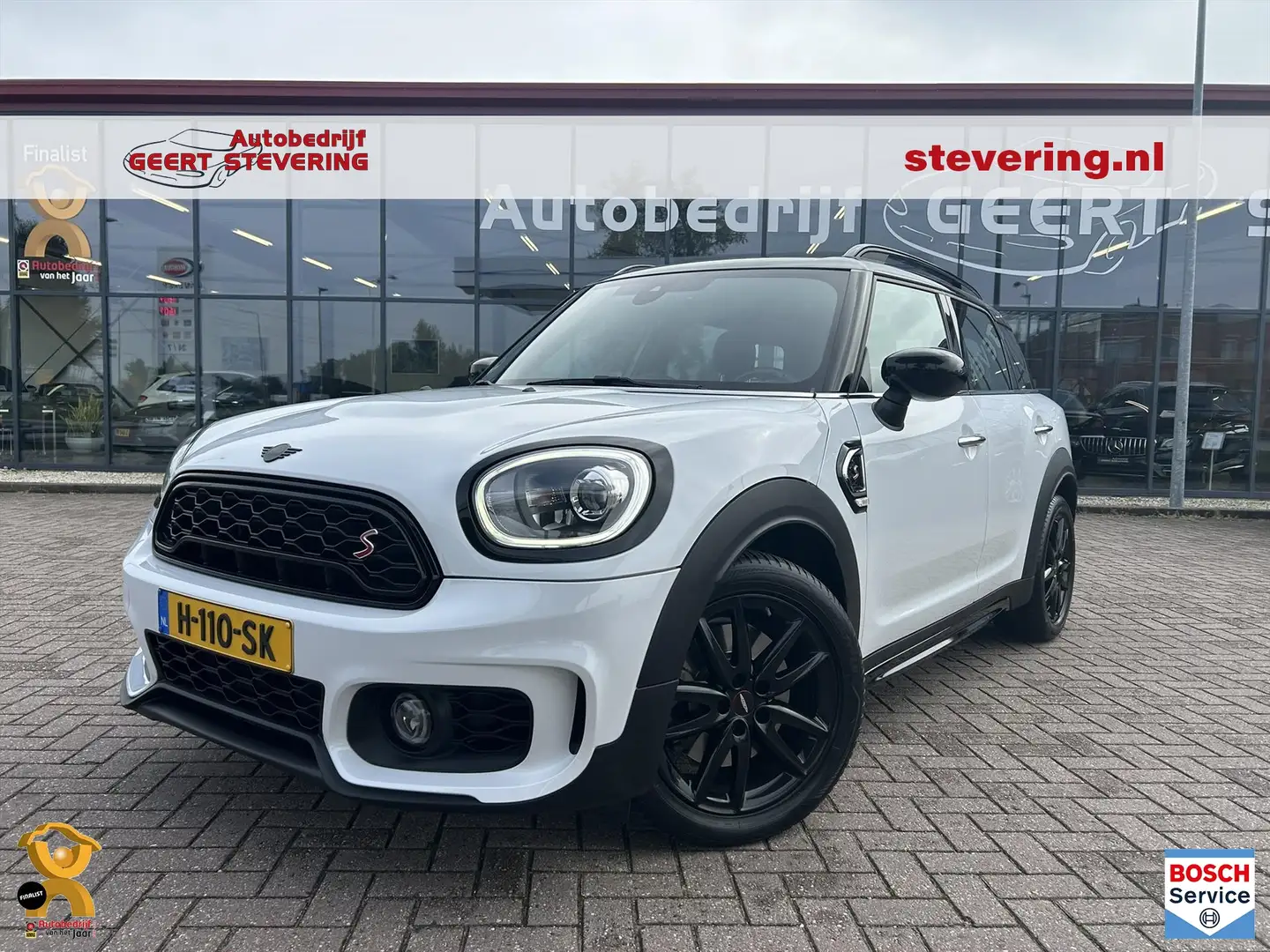 MINI Cooper S Countryman Mini (f60) Hammersmith Automaat / Pano-dak / Leder Blanc - 1
