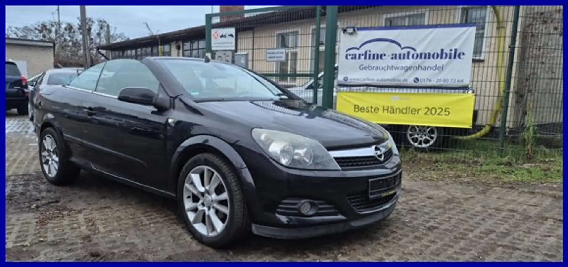 Opel Astra H Twin Top Cosmo Leder PDC Opel-SH HU:NEU Schwarz - 1