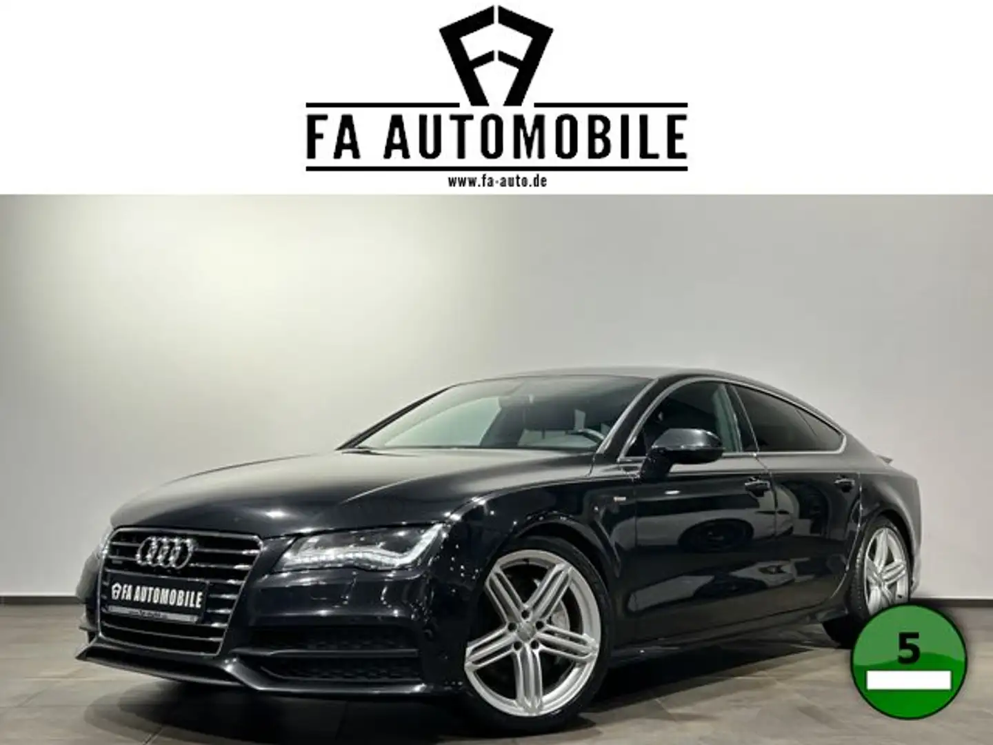 Audi A7 Sportb. 3.0 TFSI 2x S Line Led Navi Kamera 20 Noir - 1