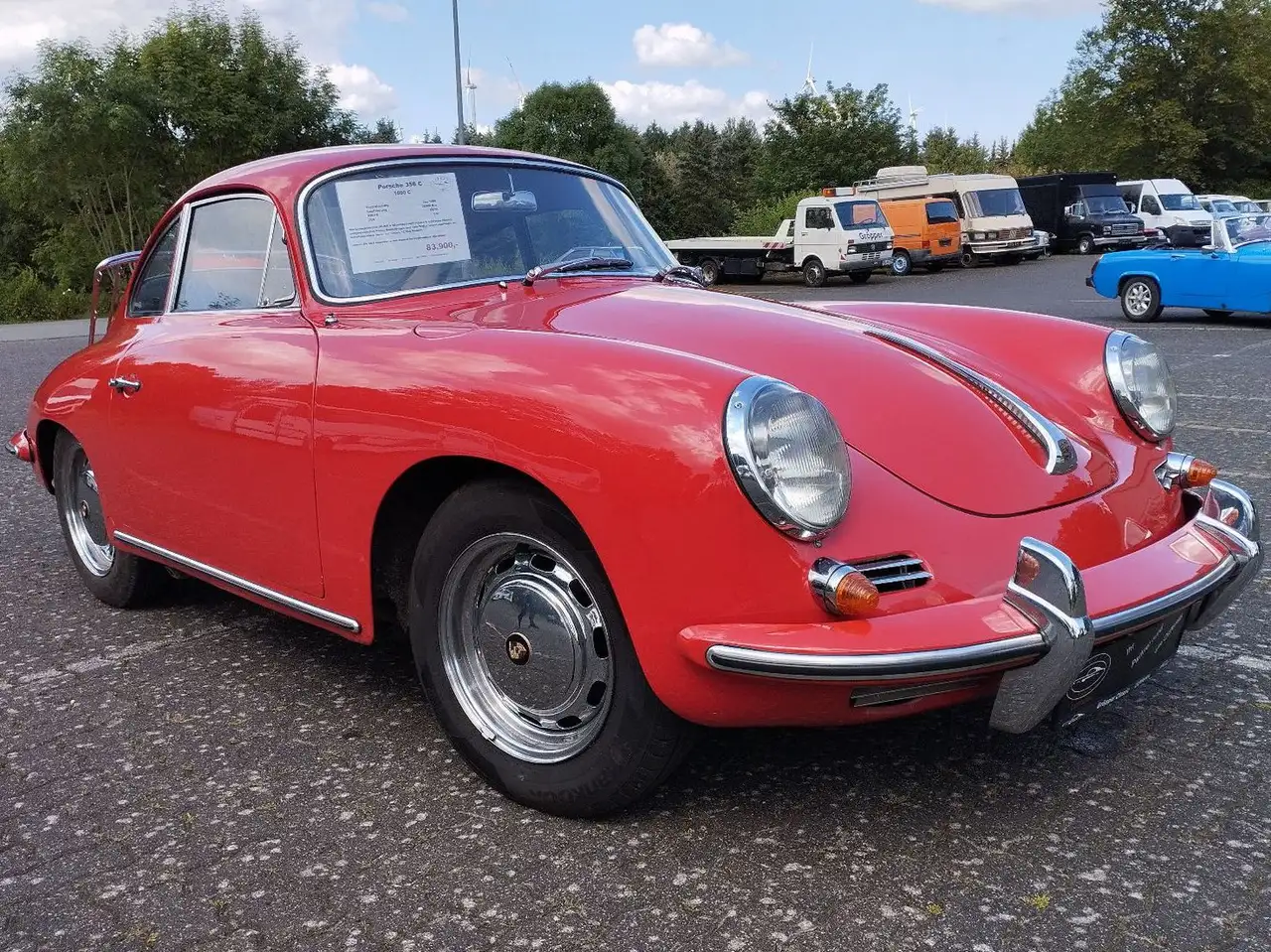 Porsche 356 C 1600C/Wertgutachten 2-/US-Modell/H-Kennz., foto 1
