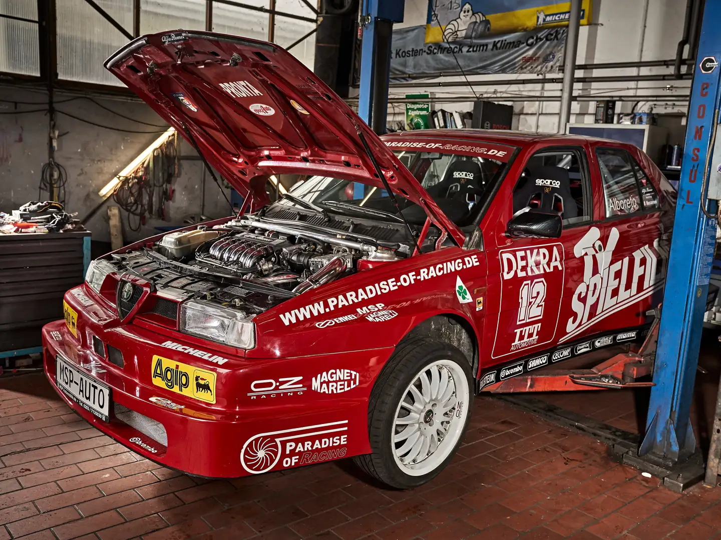 Alfa Romeo 155 - GTA Stradale - DTM Replika - Alboreto Rot - 2