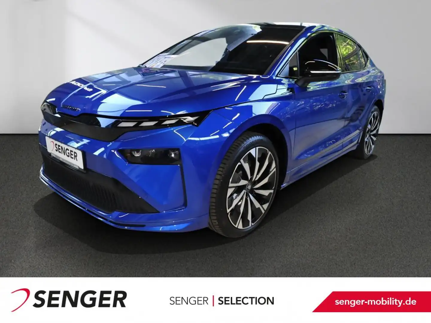Skoda Enyaq 85 Sportline Travellar-Paket Matrix Blau - 1