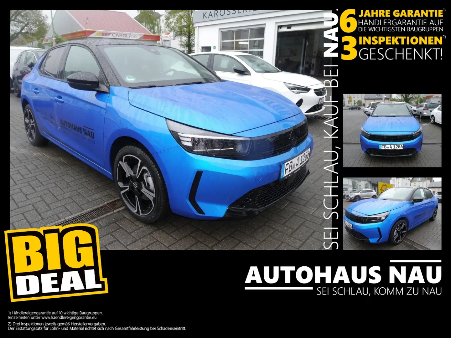 Opel Corsa F 1.2 Turbo Incl.Big Deal Inspektionspaket Blau - 1