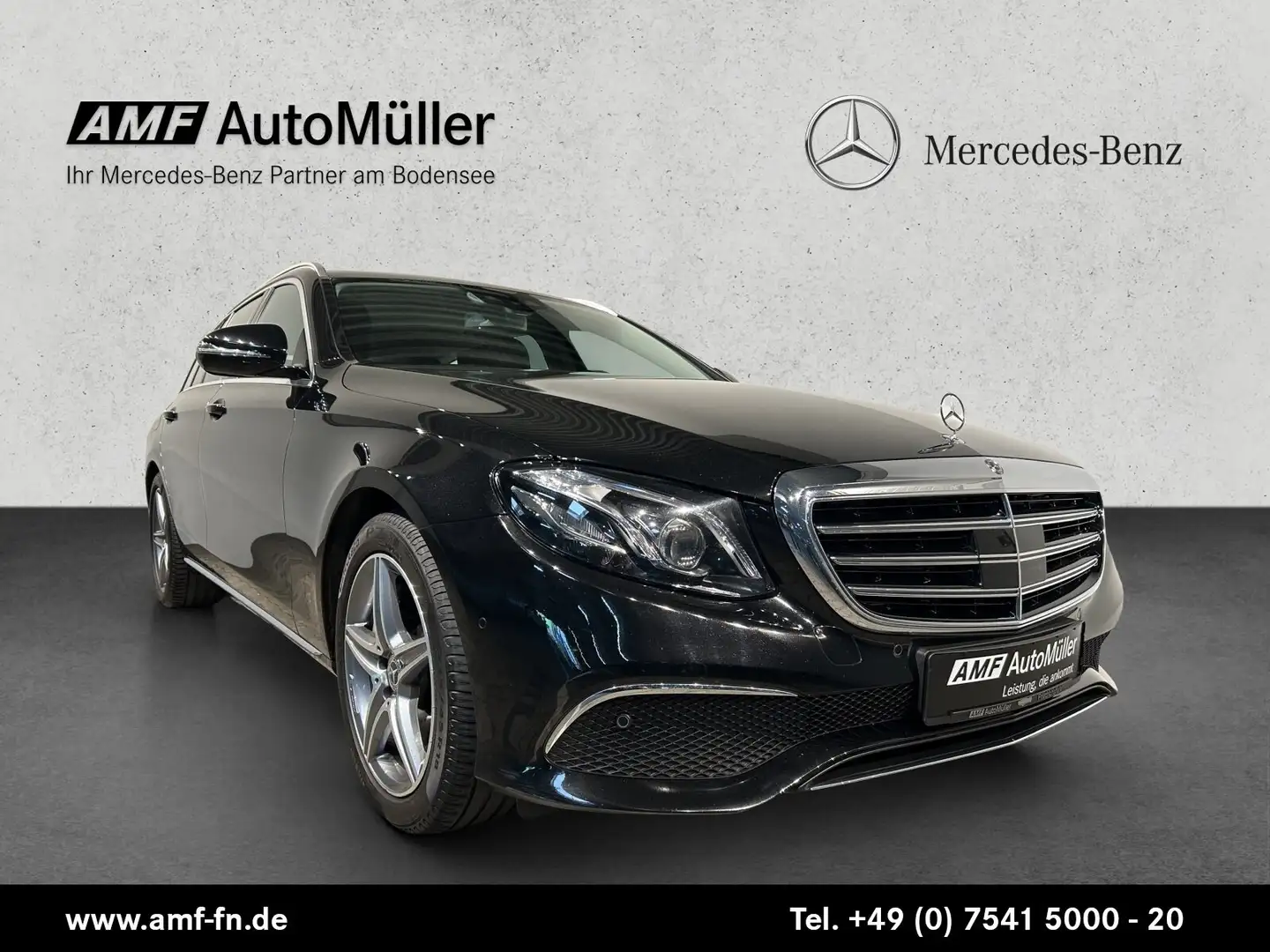 Mercedes-Benz E 400 E 400 T d 4M SD+DISTRO+AHK+MB-LED+HUD+MEMORY+KAM Schwarz - 1