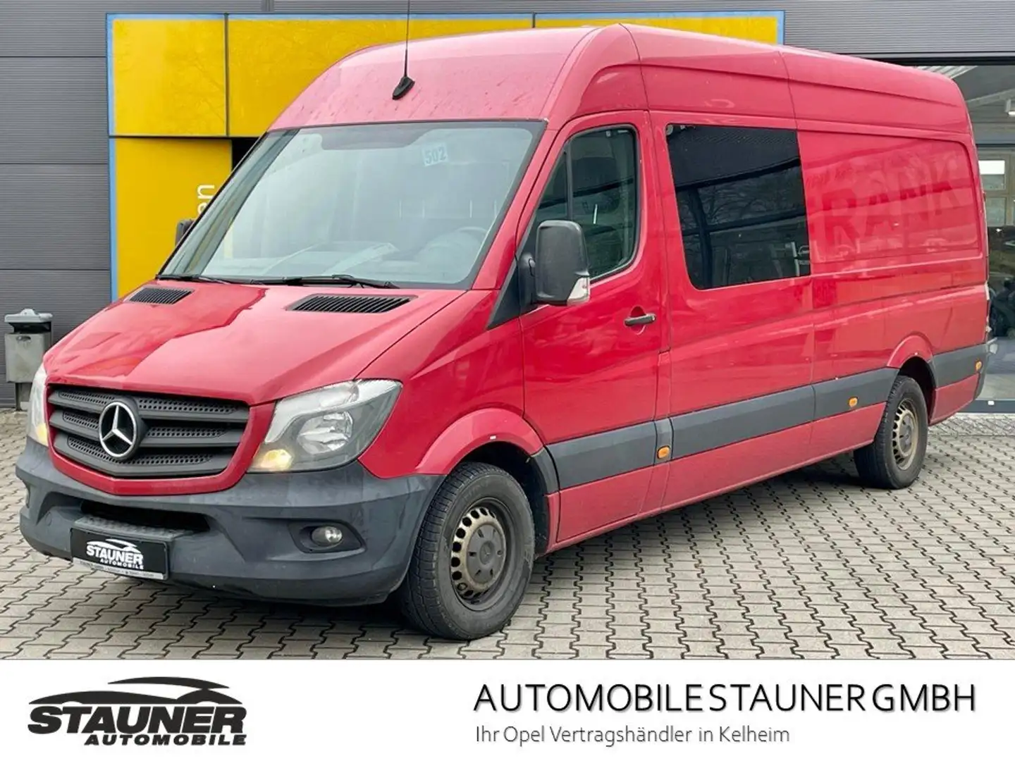 Mercedes-Benz Sprinter 319 CDI 3.5t *AHK 3.500kg*R-KAMERA*KLIMA* Rot - 1