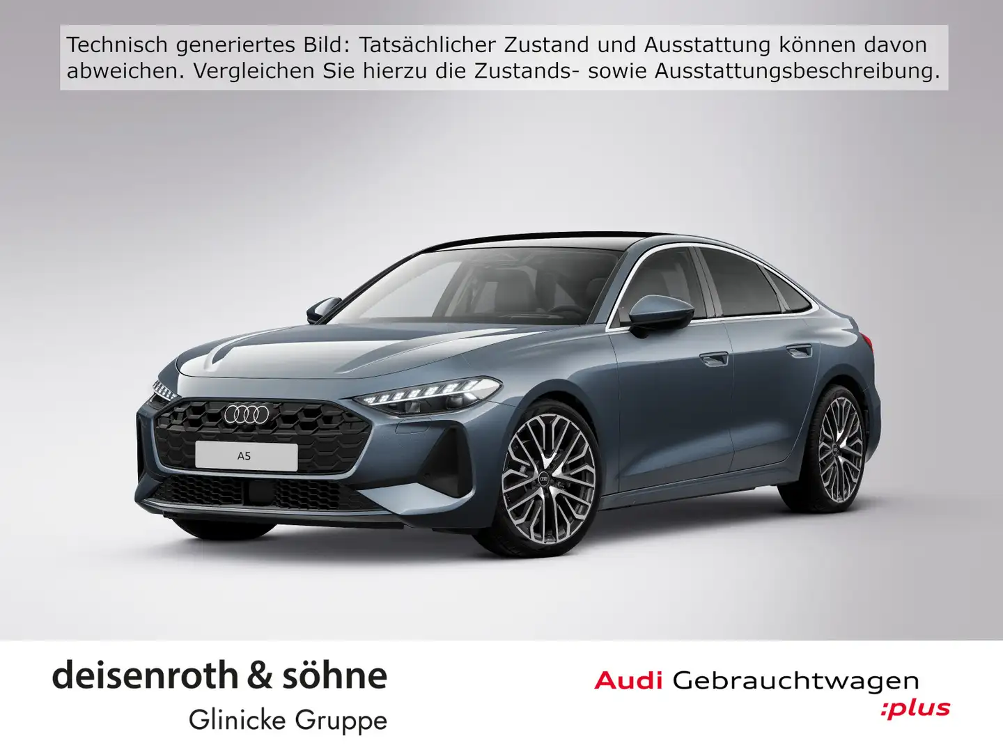 Audi A5 TFSI qu AHK/B&O/Pano/Nav/20"/Tech Blau - 1