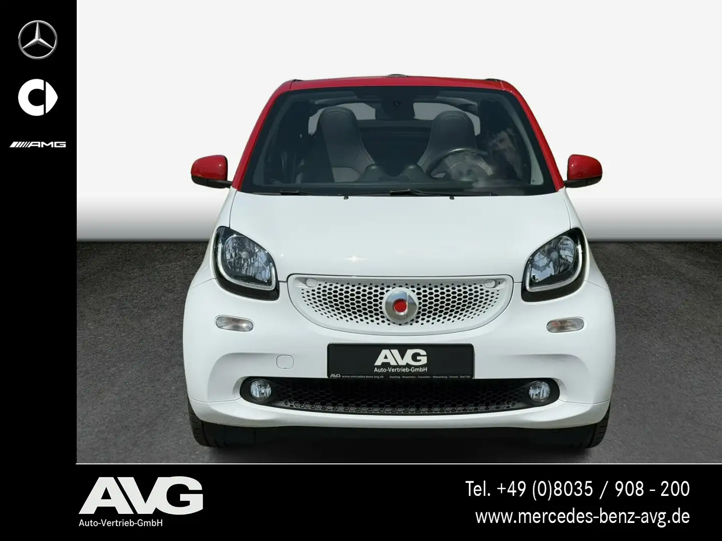 smart forTwo smart fortwo cabrio Autom. Navi RFK SHZ Tempomat Blanc - 2
