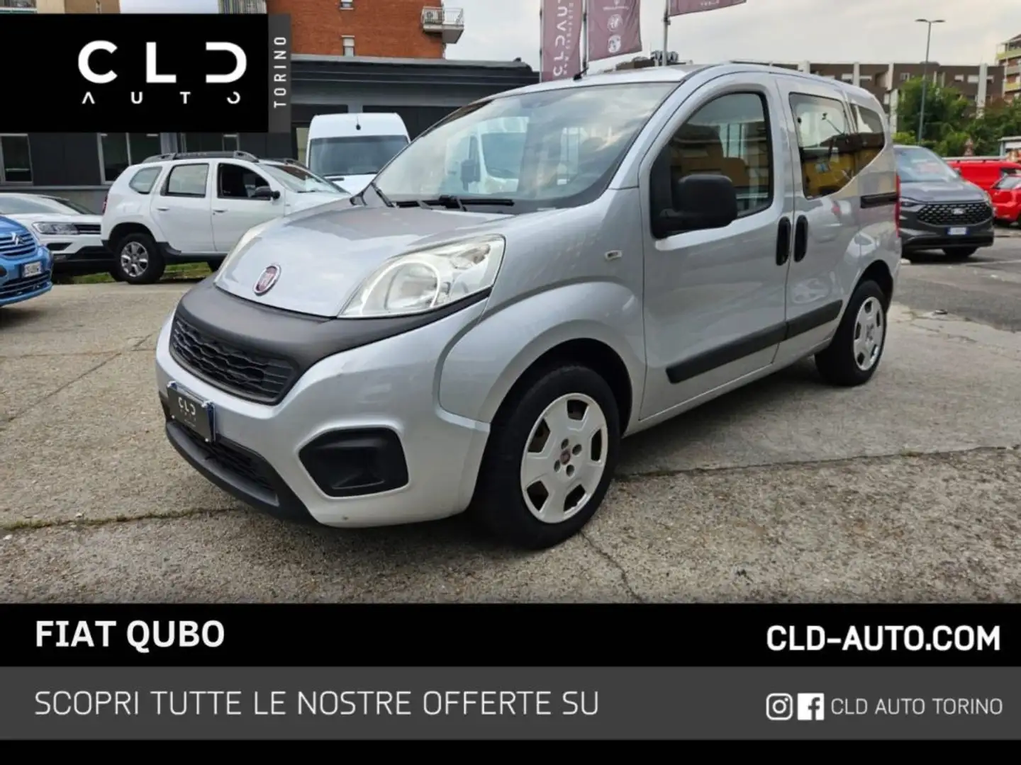 Fiat Qubo 1.3 MJT 80 CV Active Gris - 1