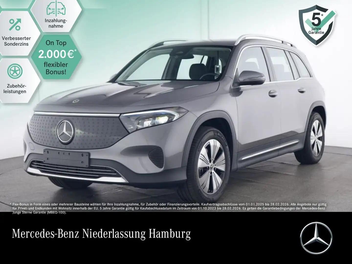 Mercedes-Benz EQB 250 PROG+MEMORY+SPUR Grau - 1