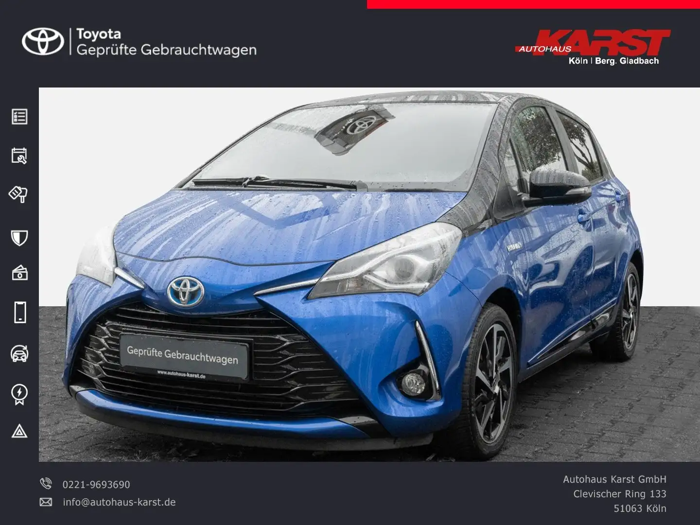 Toyota Yaris 1.5 l Hyb. 5-tg. Style Selection SHZ Alu - 1