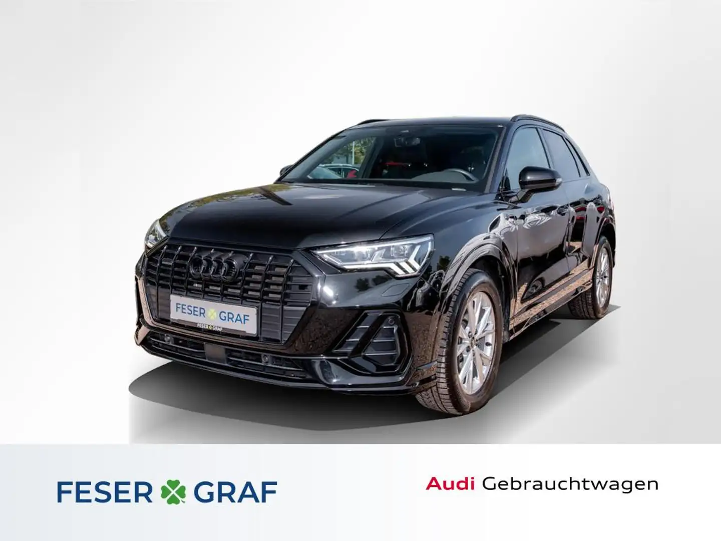 Audi Q3 40 TDI qu. 2x S line /Matrix/AHK/Kamera/Navi+ Noir - 1