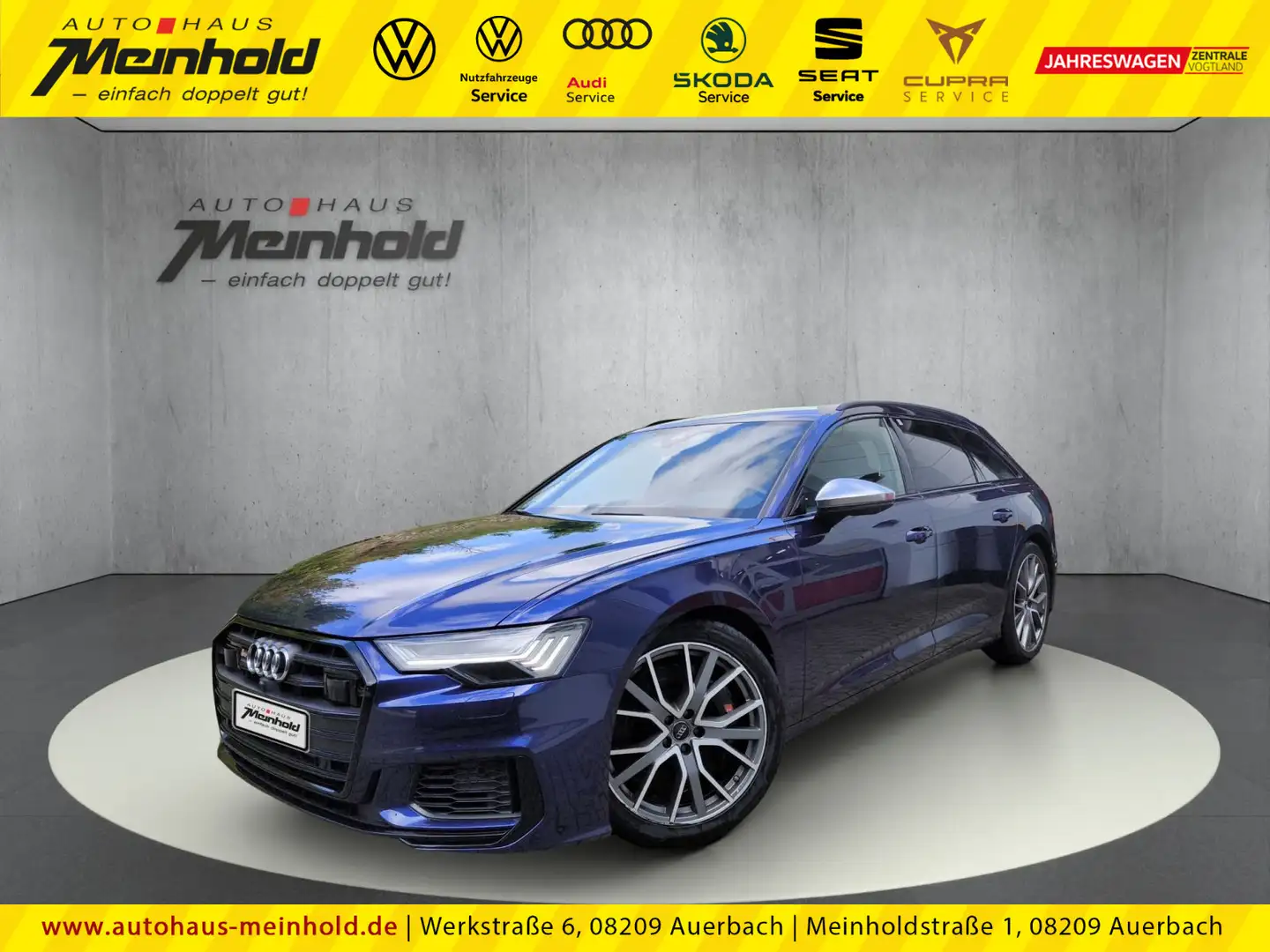 Audi S6 TDI tiptronic, AHK, Standh, ACC, Matrix Kék - 1