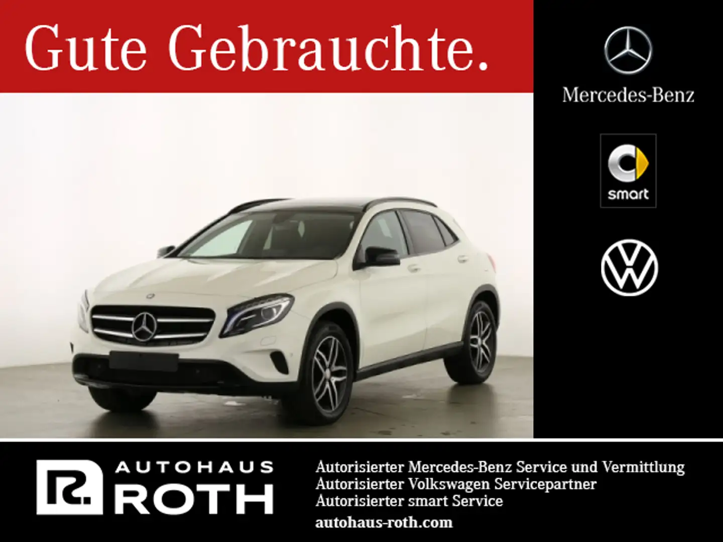 Mercedes-Benz GLA 180 GLA 180 Night P-Dach Offroad-Komfortfahrwerk PTS Weiß - 1