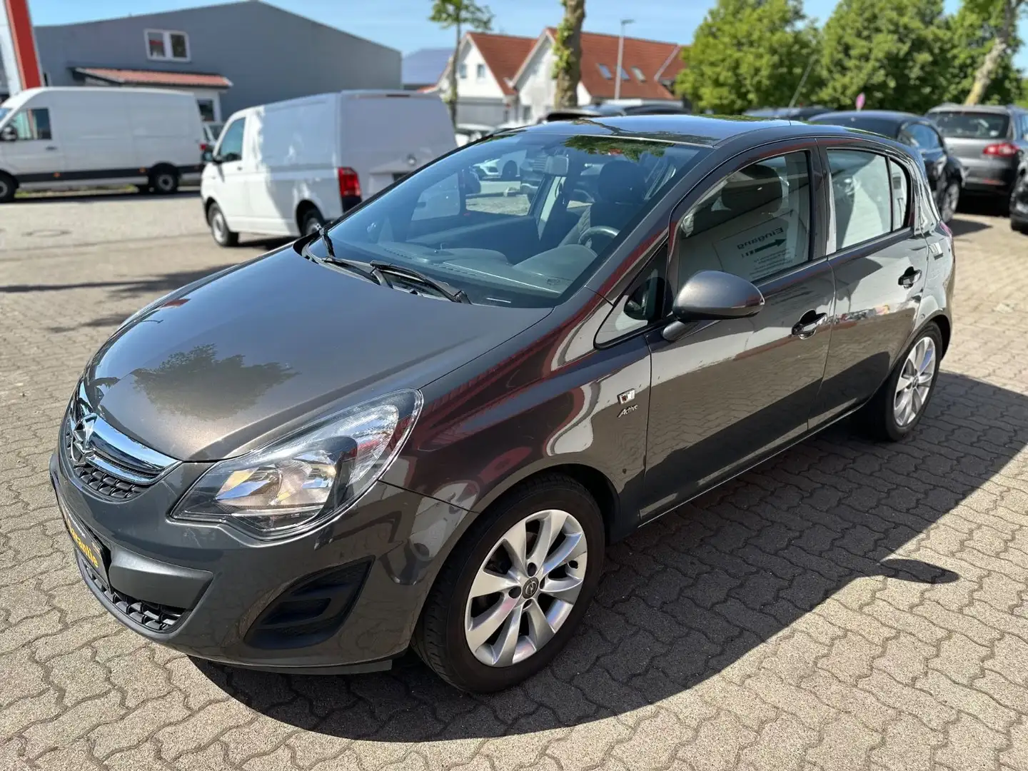 Opel Corsa D Active/5TRG/KLIMA/LMF/TEMP/S+W R. Gris - 2
