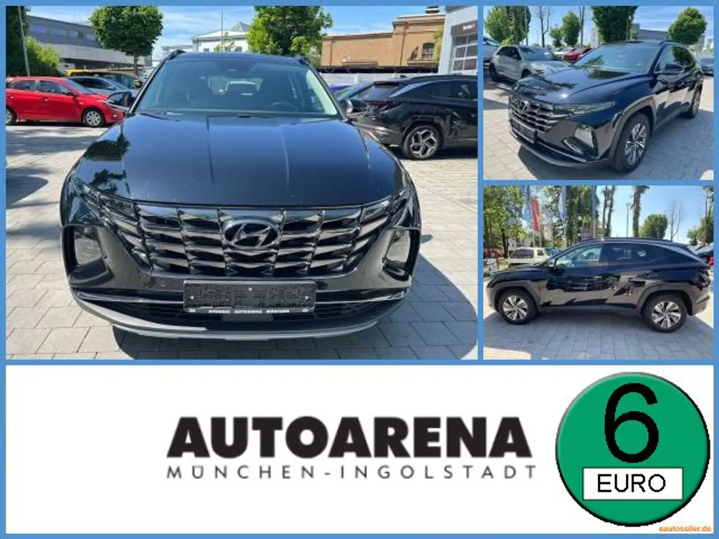 Hyundai TUCSON 1.6 T-GDI Trend Pano SpurH LM Navi Nero - 1