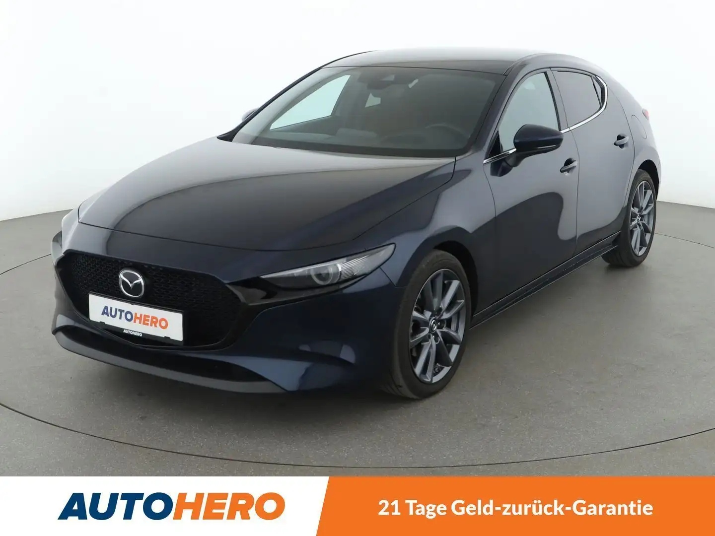 Mazda 3 2.0 Skyactiv G Mild-Hybrid Selection Aut*NAVI*LED* Blau - 1