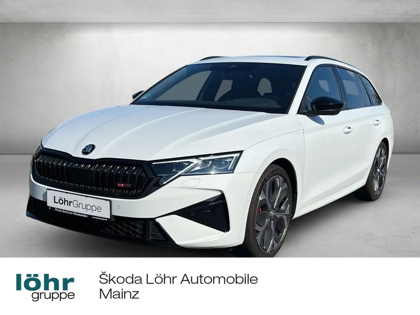 Skoda Octavia Combi RS DSG 2.0 TSI 195 kW RS Weiß - 1