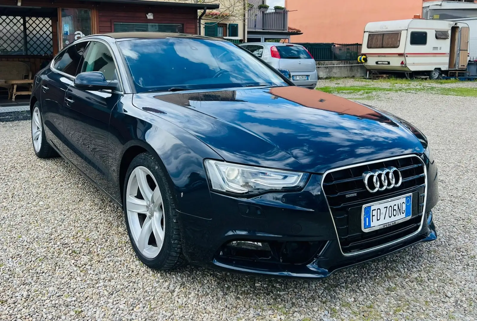 Audi A5 3.0 TDI CV.218-EURO 6-PREZZO+BASSO IN ITALIA Blau - 2