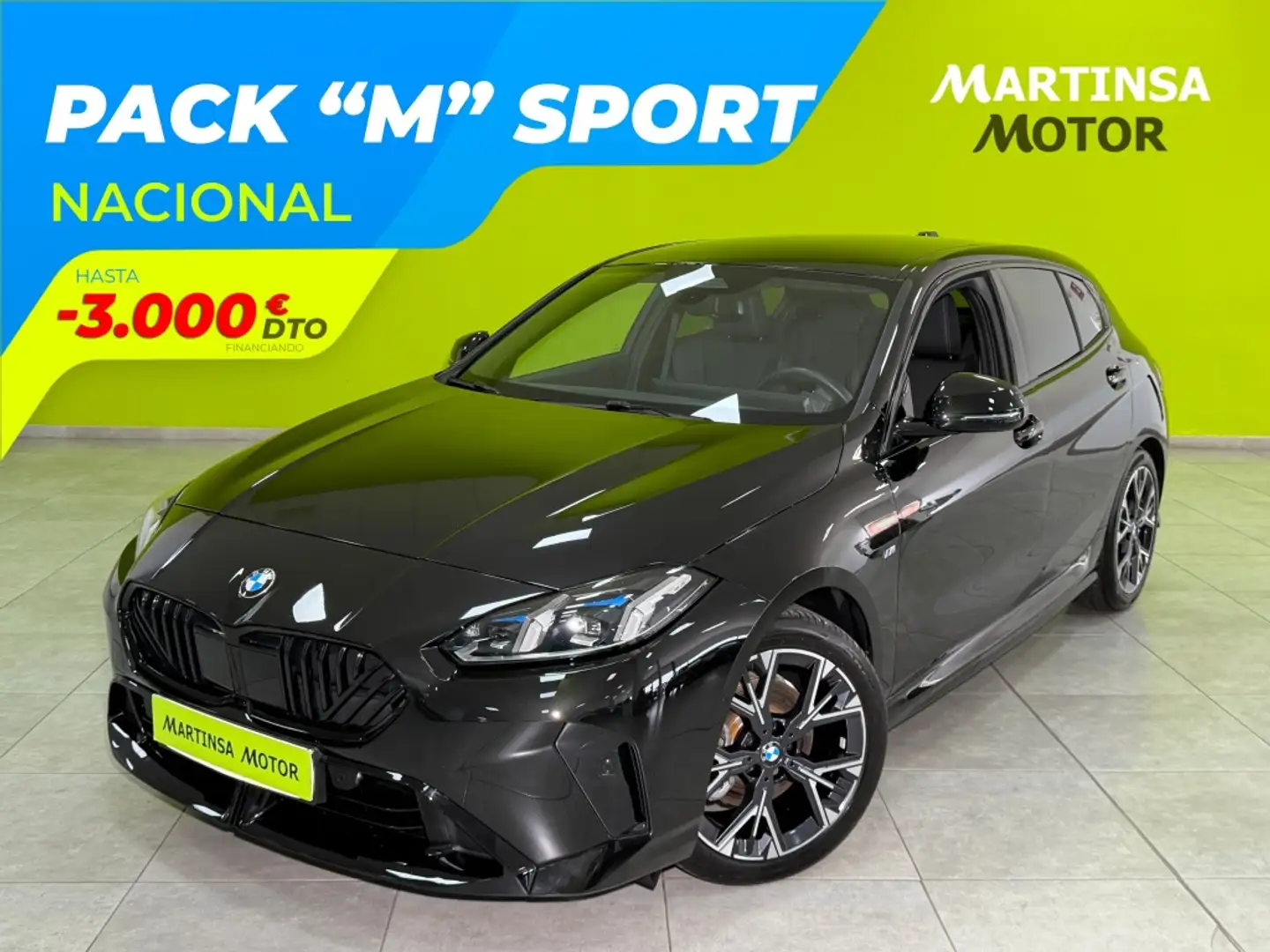 BMW 116 120iA M Sport Negro - 1