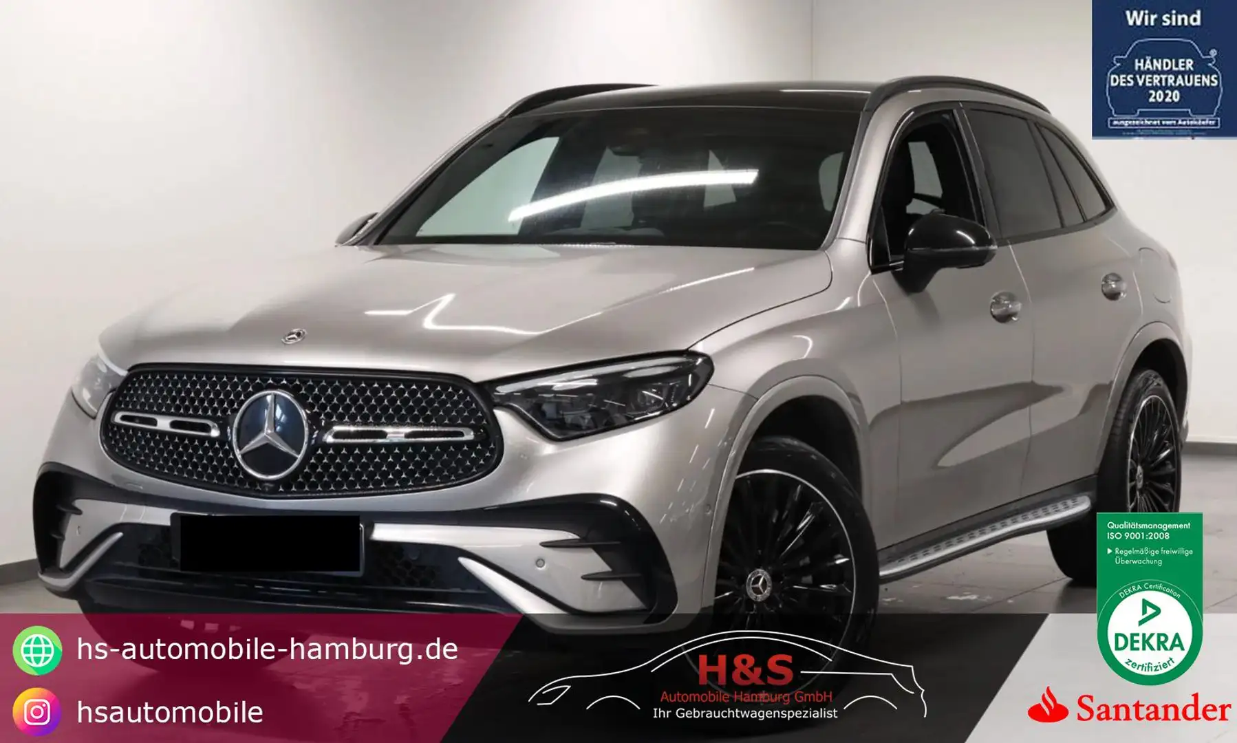 Mercedes-Benz GLC 300 de 4Matic AMG-LINE Argento - 1