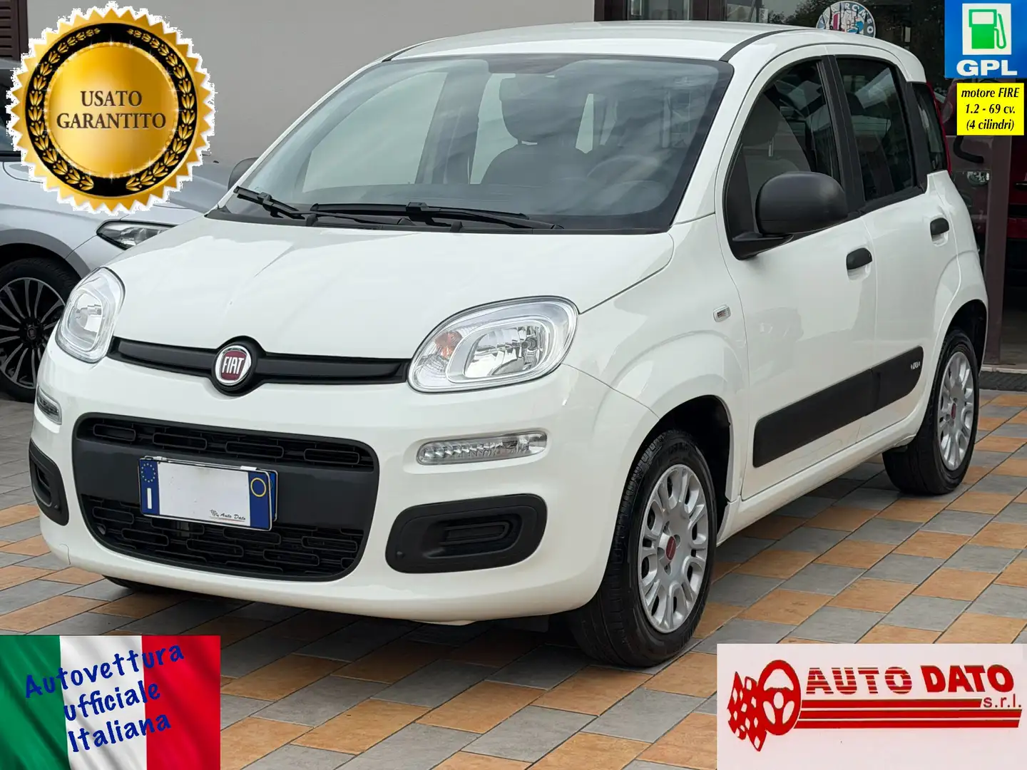 Fiat Panda New 1.2 69 cv. EasyPower EASY (Impianto GPL) Bianco - 1