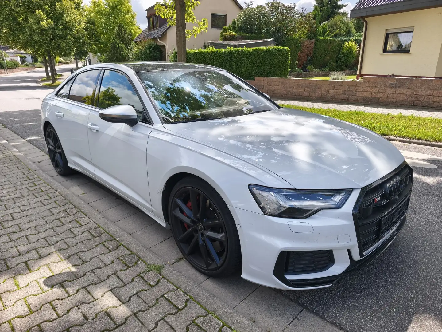Audi S6 TDI quattro tiptronic Hybrid Diesel E, VOLL Blanco - 1