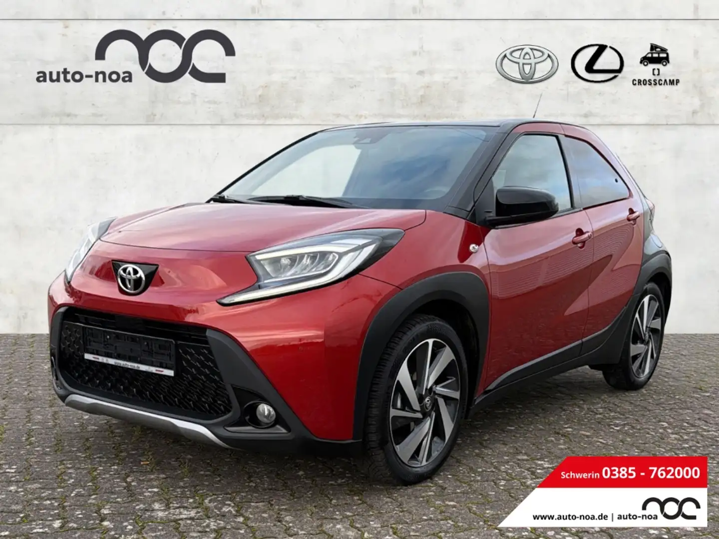 Toyota Aygo X Explore  JBL LED Apple CarPlay Android Auto Mehrzo Rot - 1