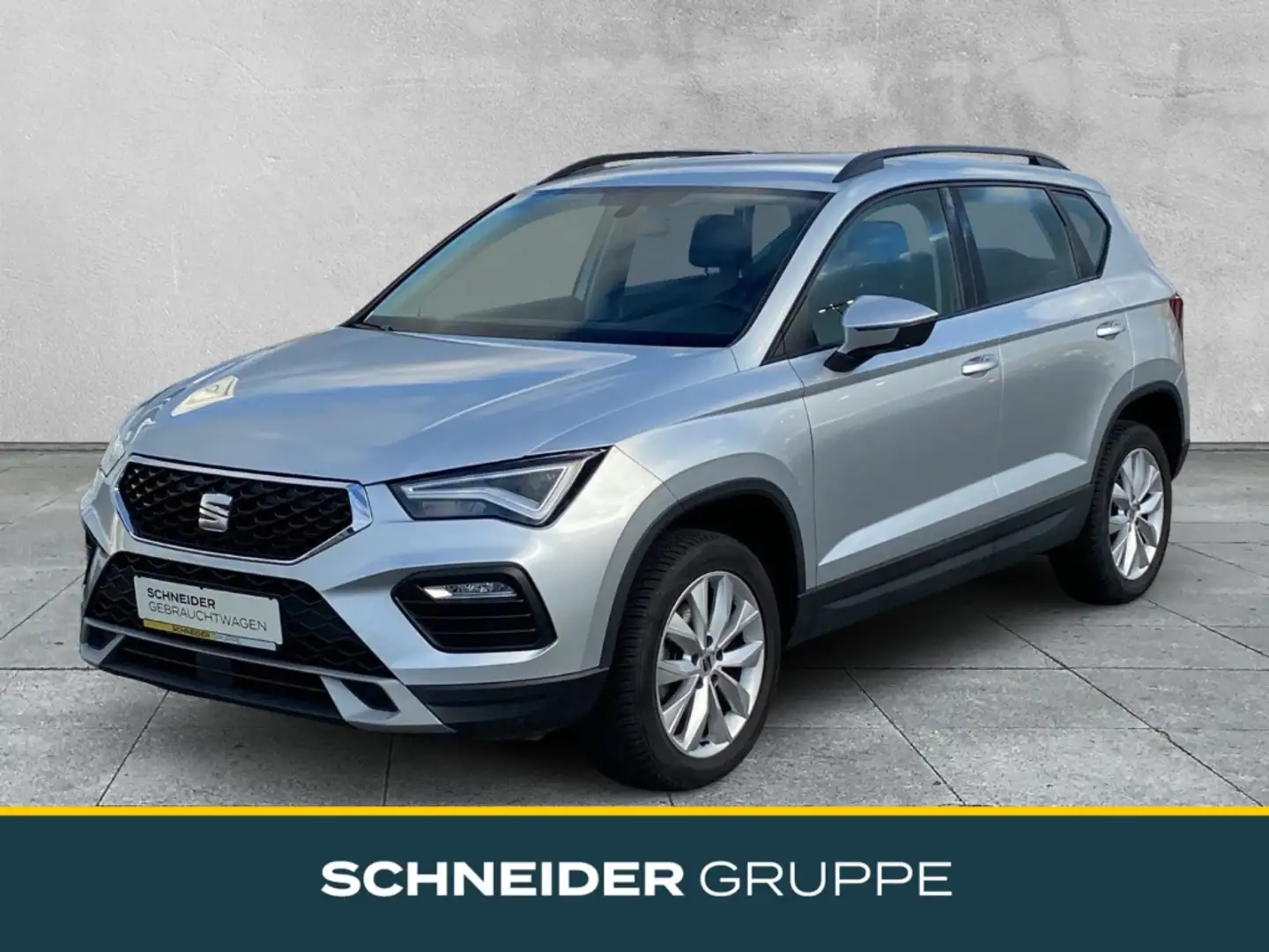 SEAT Ateca STYLE 1.5 TSI DSG Style KLIMA+KAMERA+LED+SHZ+DAB Silber - 1
