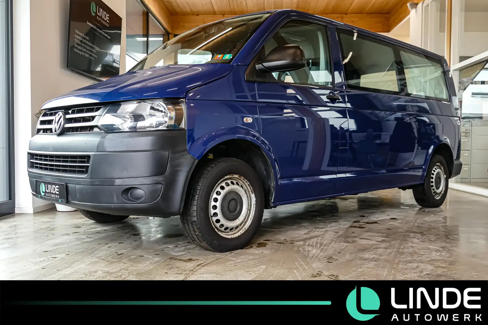 Volkswagen T5 Transporter Kombi lang |1.HAND | STANDHEIZUNG Bleu - 1