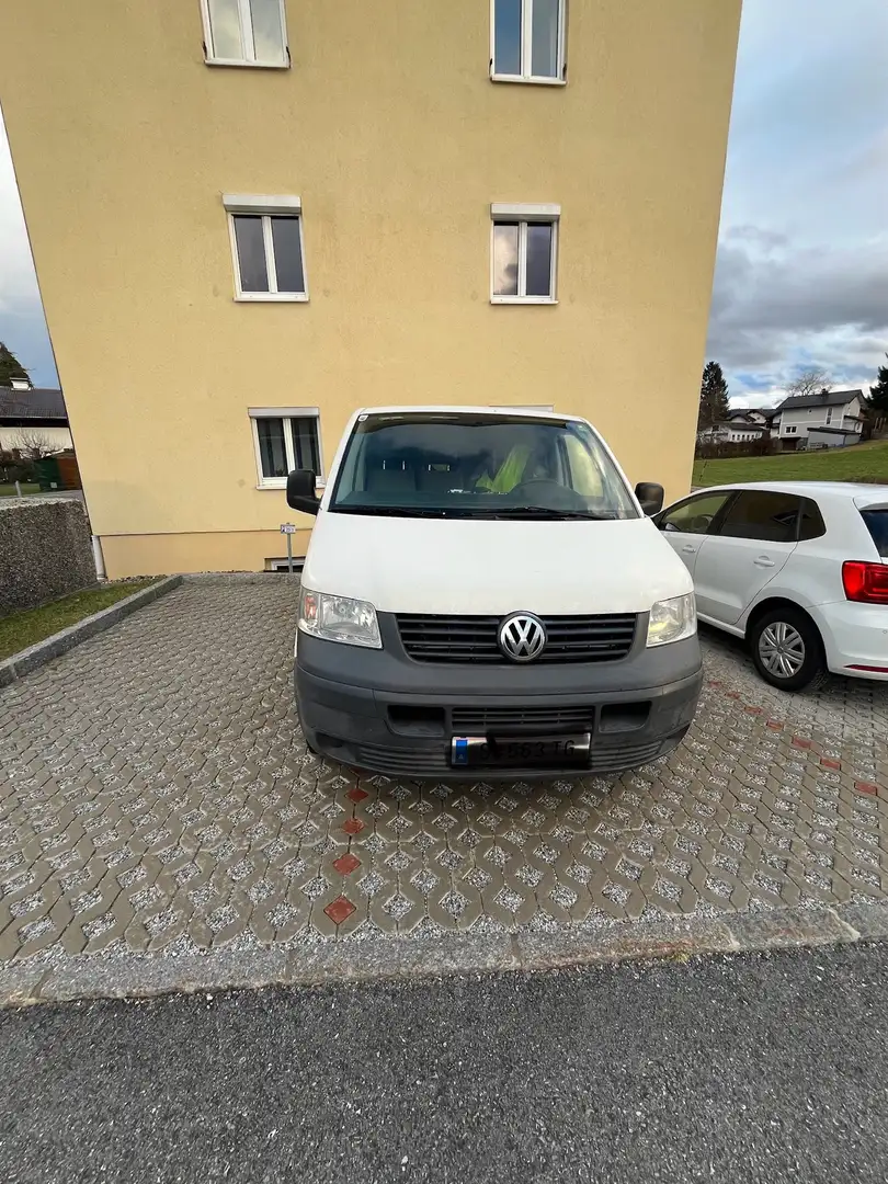 Volkswagen T5 Kombi 1,9 TDI D-PF Blanc - 1